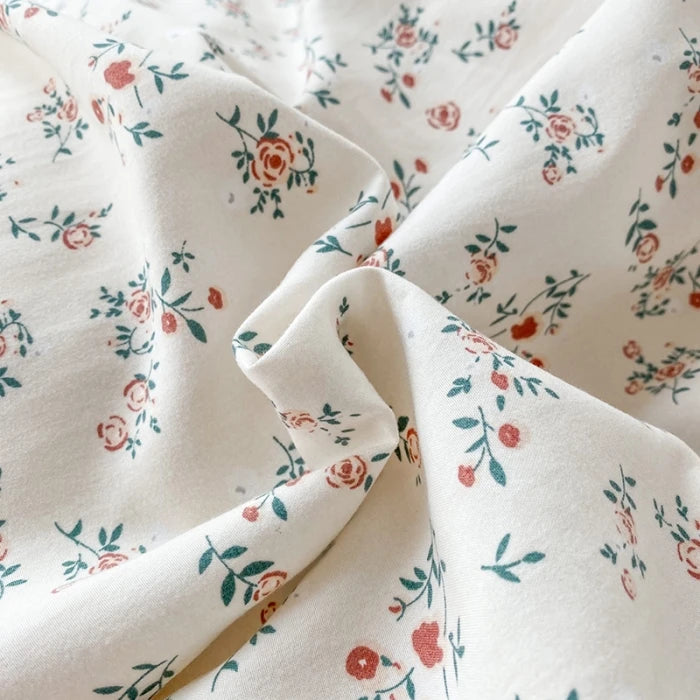 Parure de lit design cœur floral- Ensemble 3 pièces avec Housse de couette et taies - style moderne et élégant